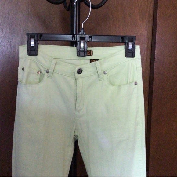 Cute Flare Bell Bottom Fitted Pants by Gimos, Light Green, Sz 11/12 run small - Picture 6 of 11